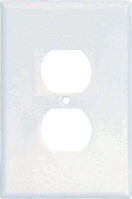 JUMBO RECEPTACLE PLATE WHITE