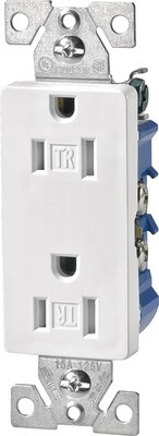 DECORA OUTLET TR WHITE 15A