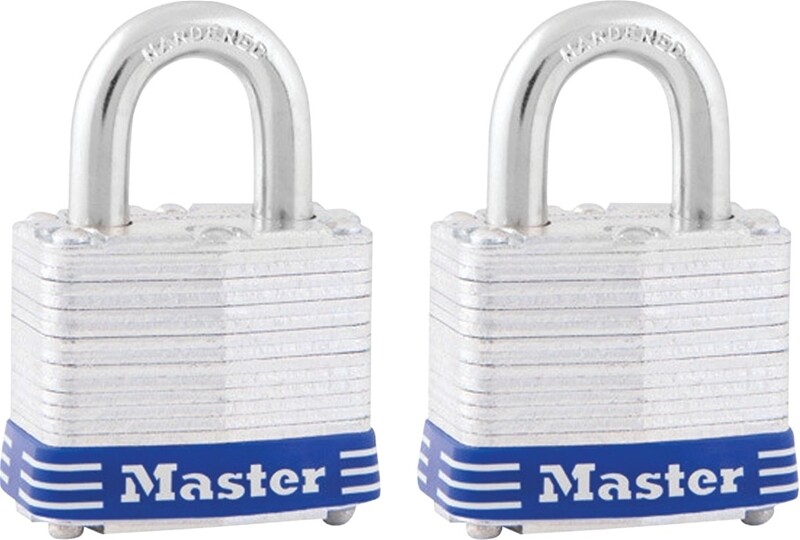 3T LAM PADLOCK 2PK KA 1-9/16"