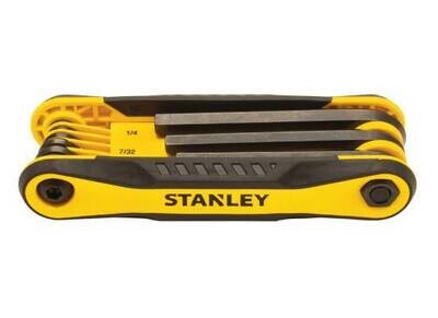 HEX KEY SET FOLDING SAE 9PC
