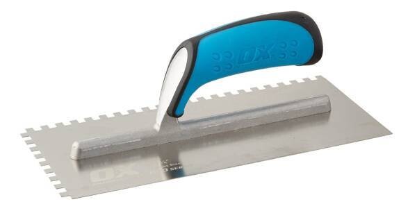 1/4 X 3/8 X 1/4 OX PRO SS NOTCH TROWEL