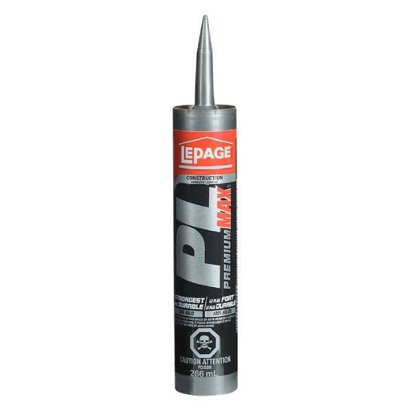LePage PL Premium MAX Construction Adhesive 266ml
