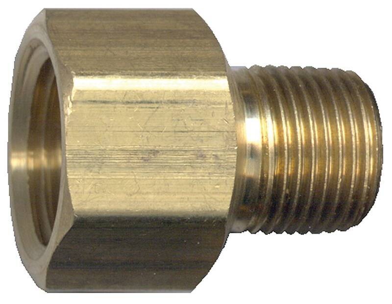 1/2" X 1/4" BRASS COUPLING FXM