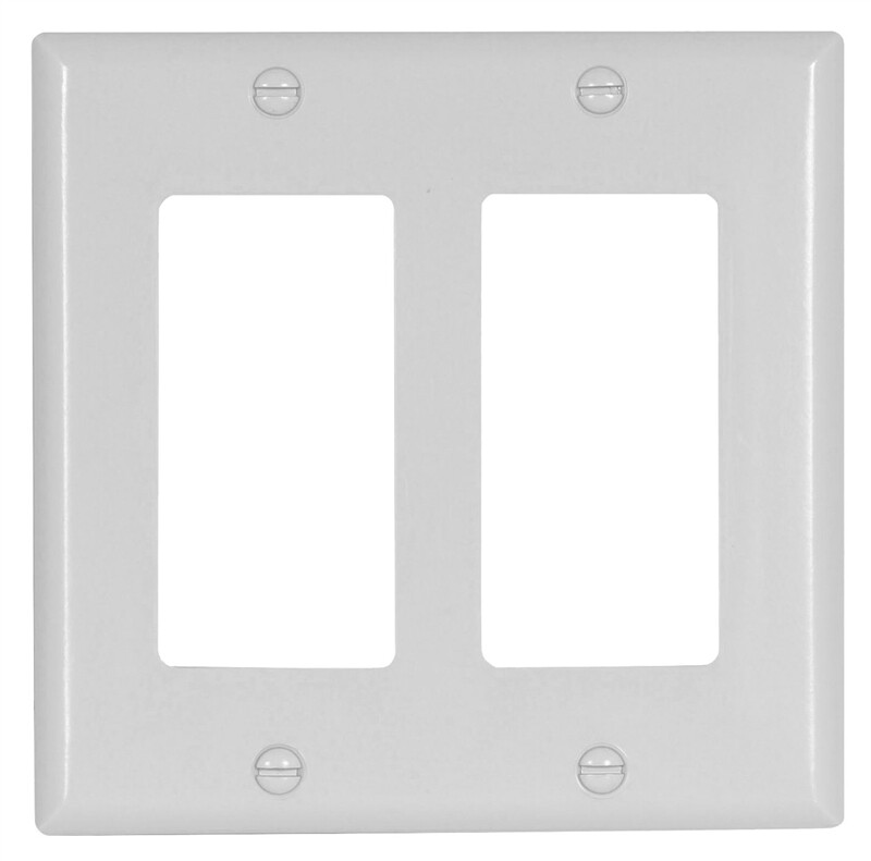 DOUBLE DECORA PLATE WHITE