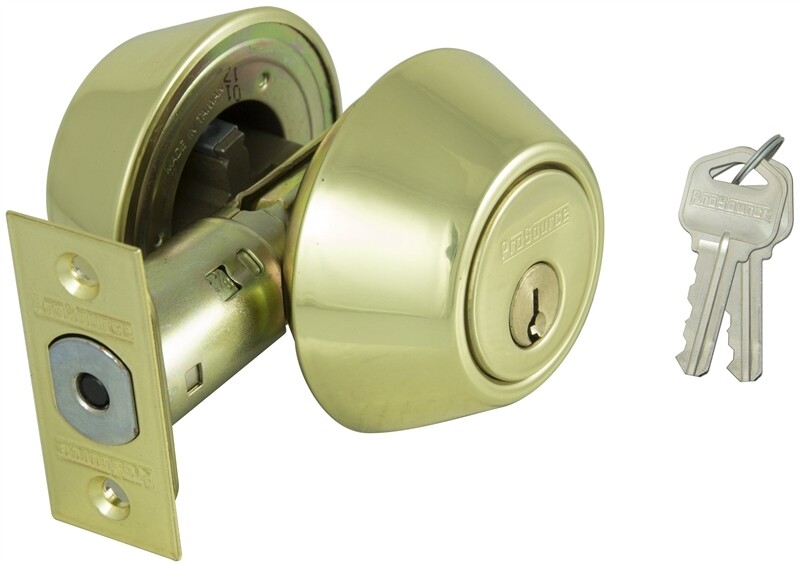 DOUBLE CYLINDER DEADBOLT BRASS