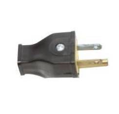 SA399W GROUNDED PLUG MALE WHITE