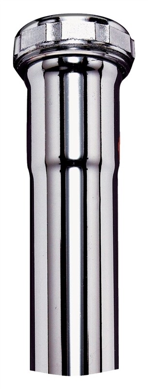 1-1/4" X 12" Chrome Tail Slip Joint