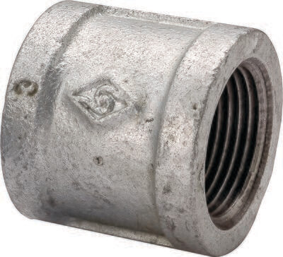 1/4" Galvanized Coupling
