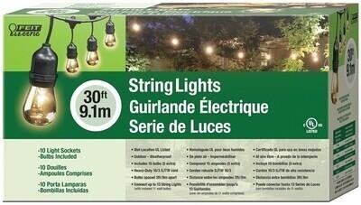 String Light 10 Lamp 30' Outdoor