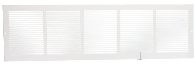 8" X 30" Sidewall Grille White