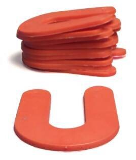 HORSESHOE SHIM 1/8" RED
