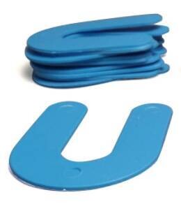 HORSESHOE SHIM 1/16" BLUE