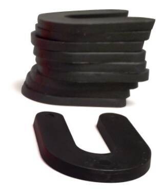 HORSESHOE SHIM 1/4" BLACK