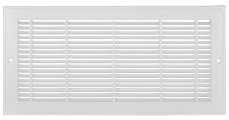 12" X 6" Plastic Grille White