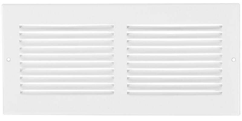 4" X 12" Sidewall Grille White