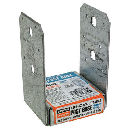 ABU44Z ZMax 4x4 Adjustable Post Base