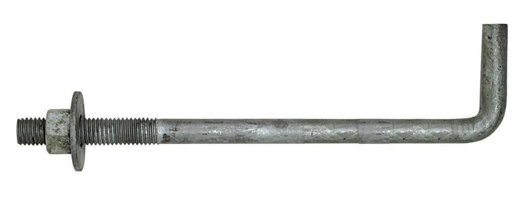 LBOLT50600HDG 1/2"x6" Hot Dip Galvanized L-Type Anchor Bolt