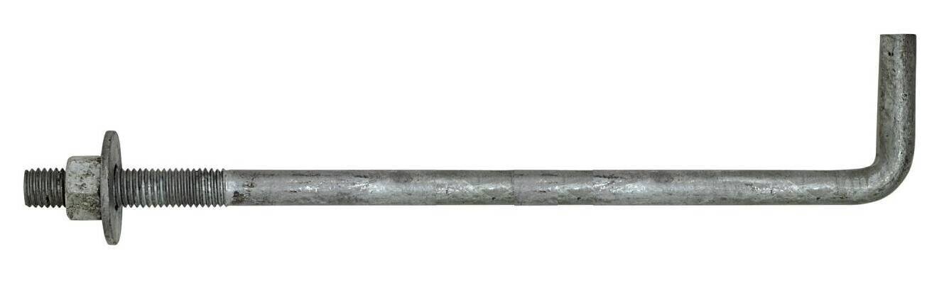 LBOLT62100 5/8"x10" L-Type Anchor Bolt