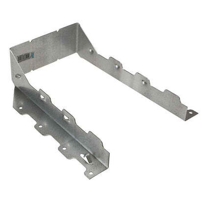 LUS210-3Z Triple 2x10 ZMax Light-Capacity U-Shaped Hanger with Double-Shear Nailing