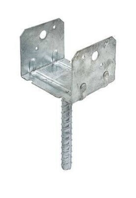 RCPS8HDG Hot-Dip Galvanized Rebar Carport Saddle