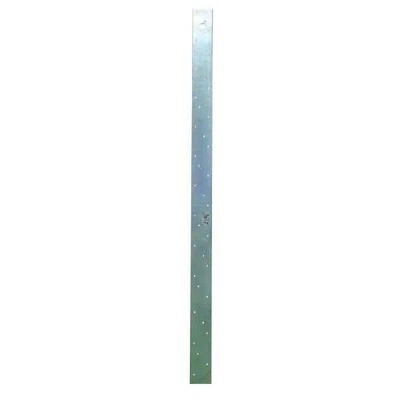 Maximum-length galvanized MST60 60-inch medium strap tie.