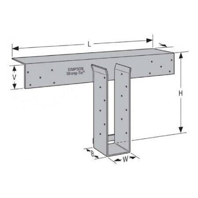SCL5.37/11.88 High-Capacity Top-Flange Hanger