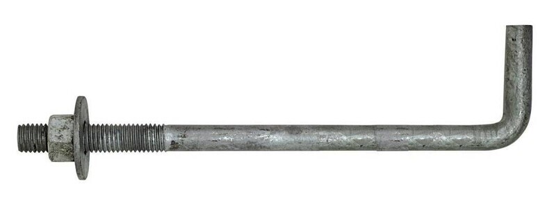 LBOLT50600 1/2"x6" L-Type Anchor Bolt
