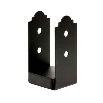 APB44R Black Ornamental Rough  4X4 PostBase