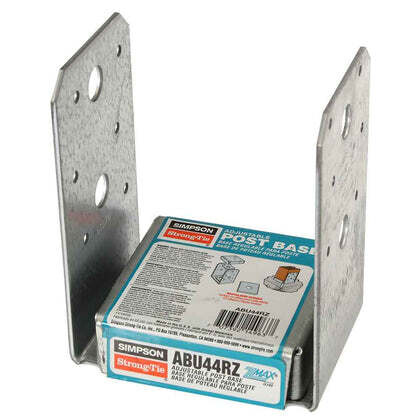ABU44RZ Rough 4x4 Adjustable Post Base