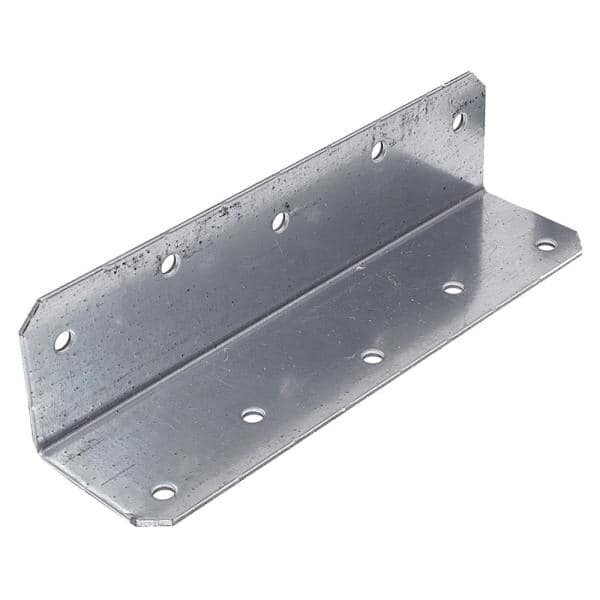 Simpson Strong‑Tie ML28Z 2×8 ZMAX angle bracket with long legs and multiple holes.