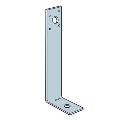 Simpson Strong‑Tie A311 angle connector made of G90 galvanized steel with pre‑drilled holes for 90‑degree connections.