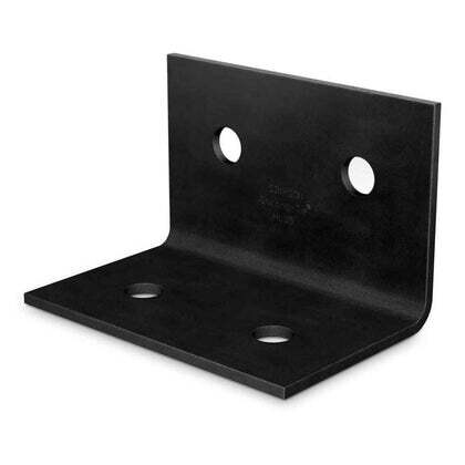 HL35PC 3x5 Black Heavy L-Shaped Angle