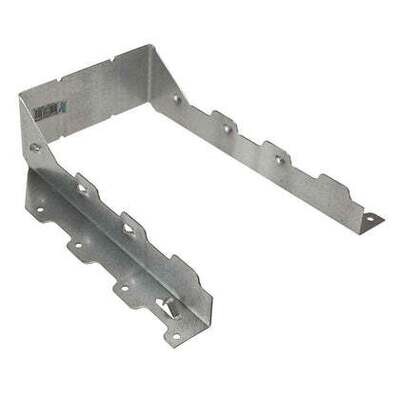 LUS210-3Z Triple 2x10 ZMax Light-Capacity U-Shaped Hanger with Double-Shear Nailing