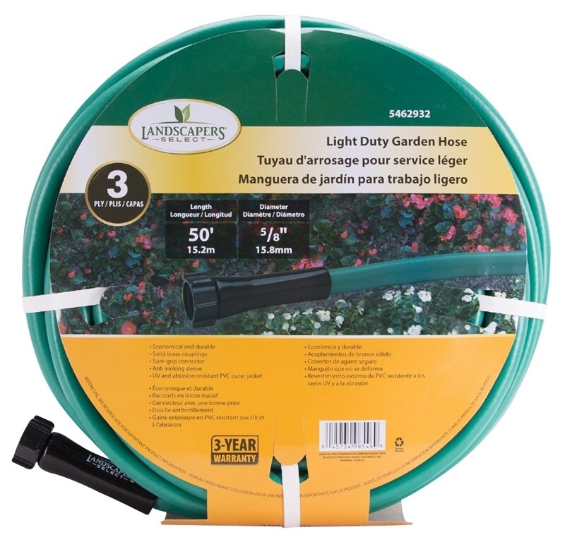 5/8" X 50' GARDEN HOSE 3PLY MINTCRAFT