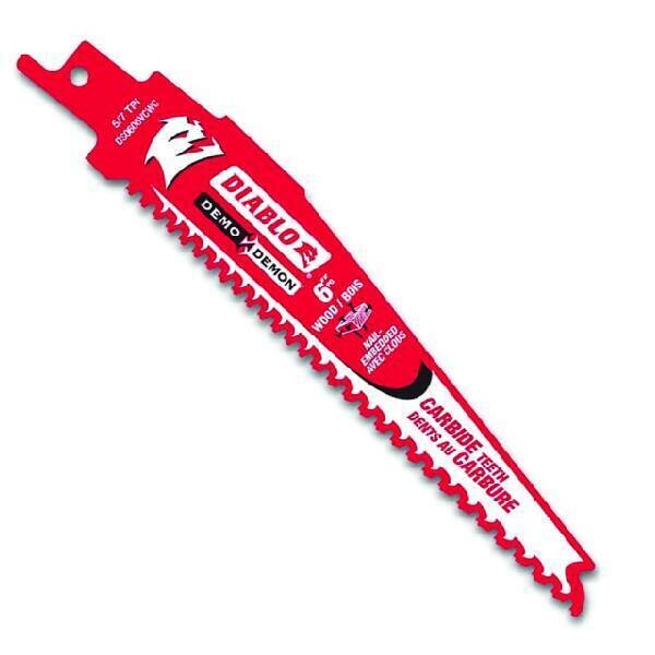 Diablo Demo Demon DS0606VCWC 6" 6/9 TPI Carbide TIPPED Blade
