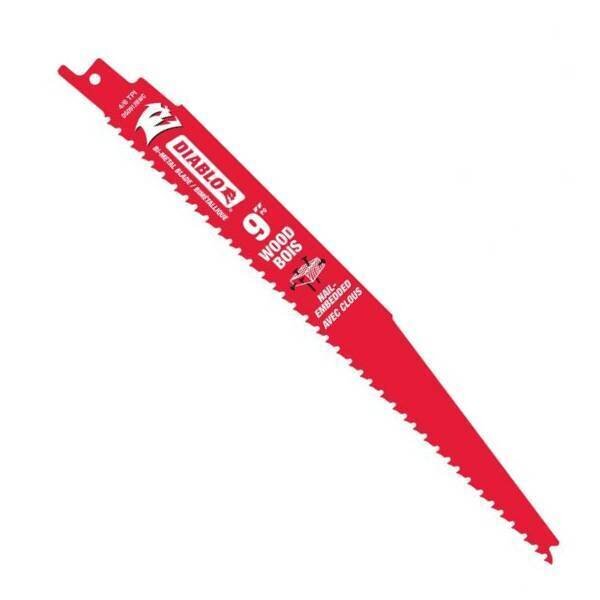 Diablo Demo Demon DS0912BWC 9" 4/6 TPI Nail Embedded Wood
