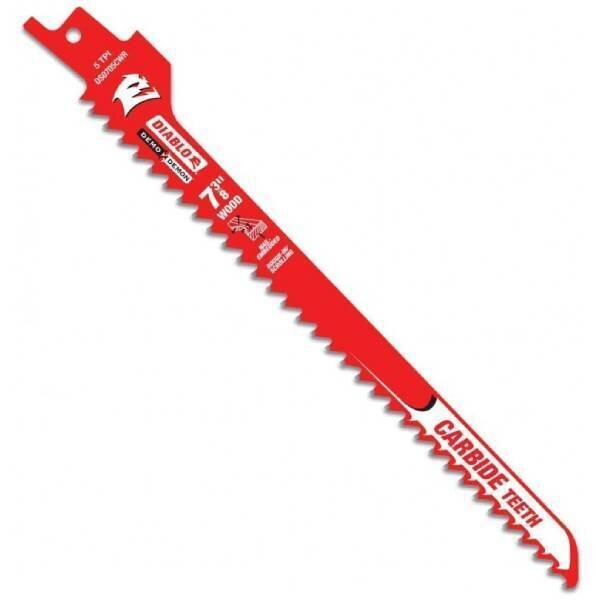 Diablo Demo Demon DS0705CWR3 7-3/8” 5 TPI Rough-In / Scrolling Blade
