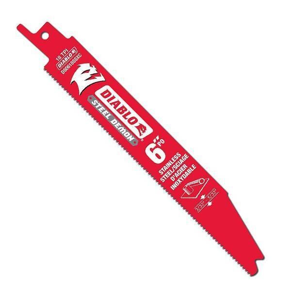 Diablo Steel Demon DS0618SSXC 6" 18 TPI Carbide Tipped Stainless Steel