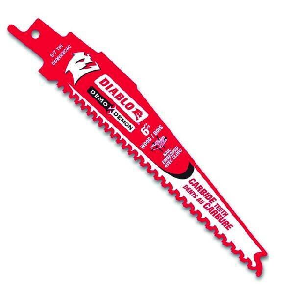 Diablo Demo Demon DS0606VCWC 6" 6/9 TPI Carbide TIPPED Blade