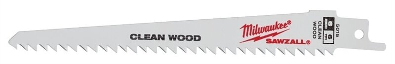 Milwaukee Fleam Ground 6" Sawzall Blade
