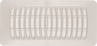 4 4" X 12" Plastic Register White