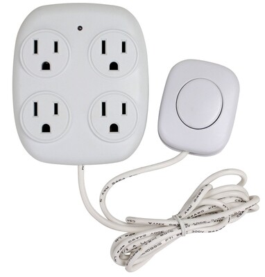 POWER TAP W/ REMOTE SWITCH 4-OUTLET
