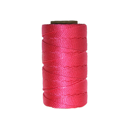 Rope - Twisted Nylon Pink (#18 x 500')