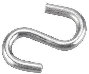 S Hook 2” x 3/4" Zinc