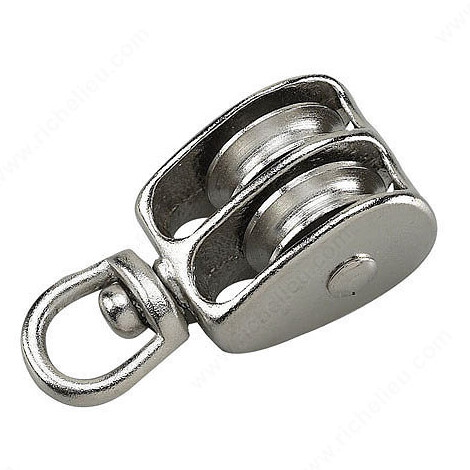 Pulley (Double Swivel) 1"