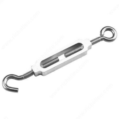 Turnbuckle (Hook Eye) 7-5/8" Stainless Steel