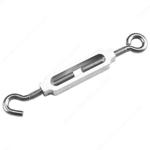 Turnbuckle (Hook Eye) 3/16" x 5-1/2" Stainless Steel