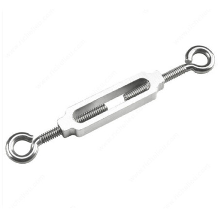 Turnbuckle (Eye-Eye) 1/4" x 7-5/8" Stainless Steel