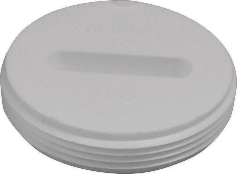 4" PVC Countersunk Plug