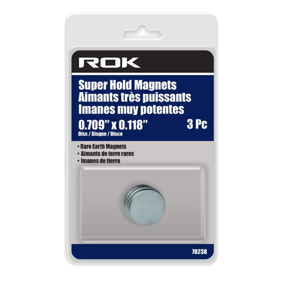 3PC SUPER HOLD DISC MAGNETS